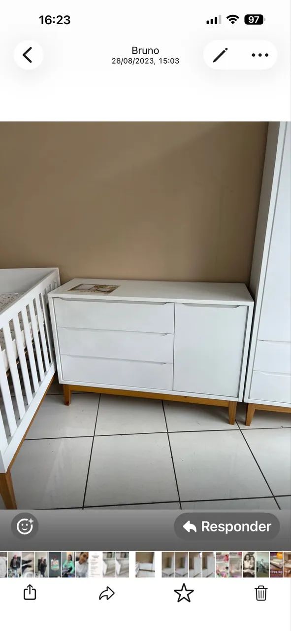Jogo de quarto de bebê  - Foto 3