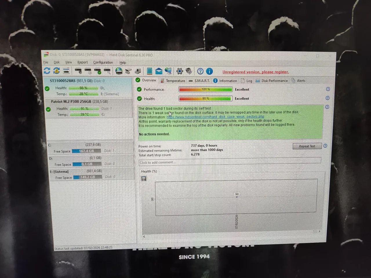 HD 1TB SEAGATE 100% SAUDÁVEL  - Foto 2