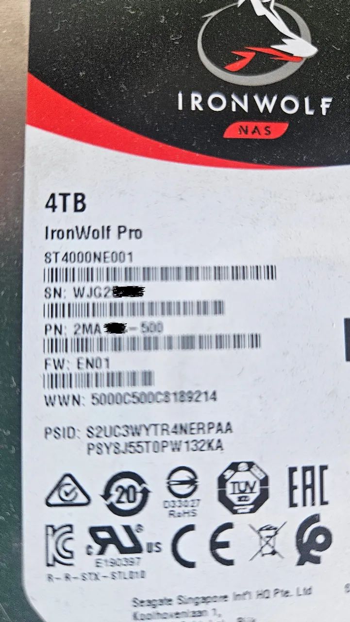 Par HD IronWolf Pro 4 Terabytes cada  - Foto 3