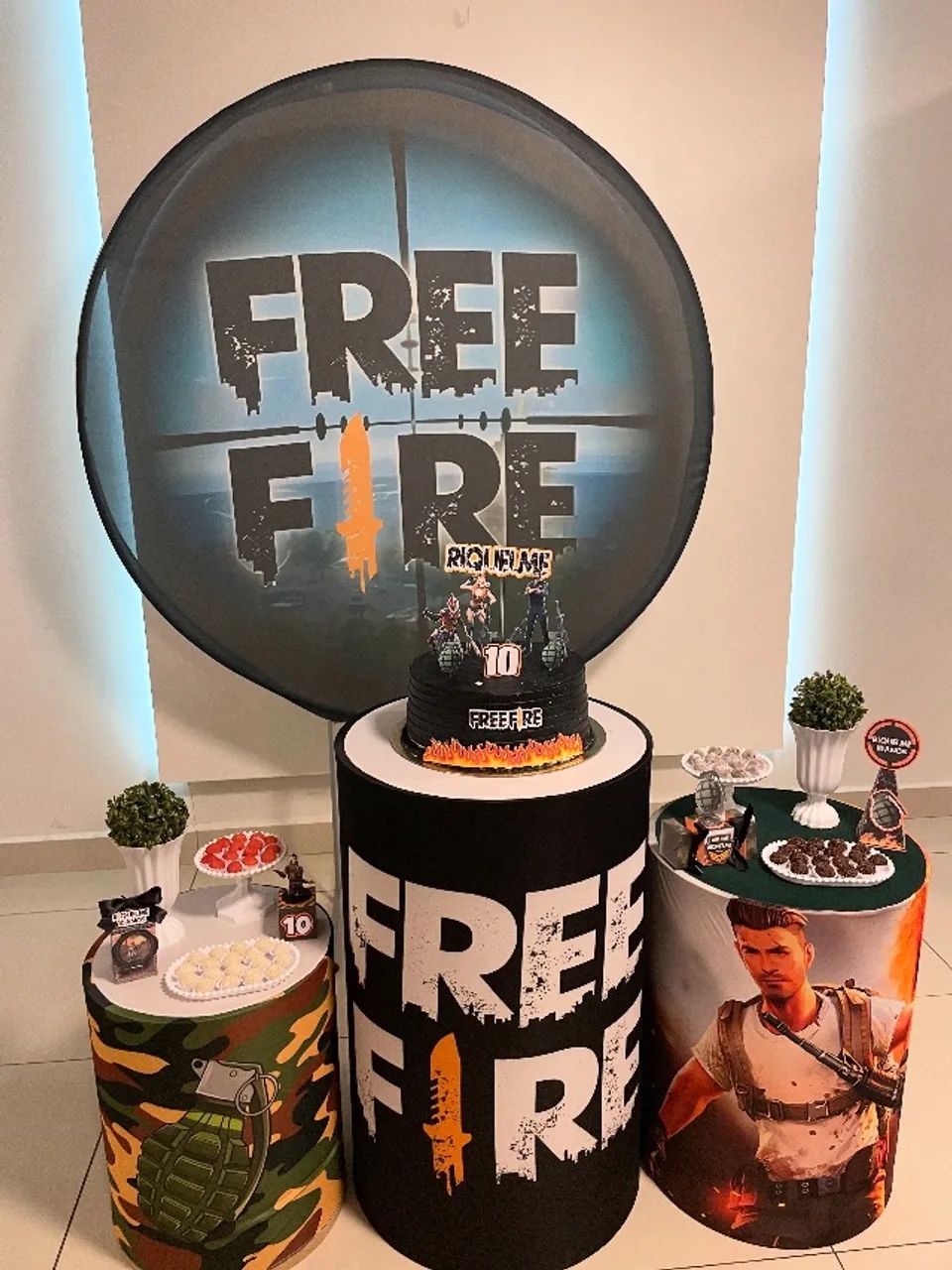 Decoração pegue e monte Free fire game - Foto 2