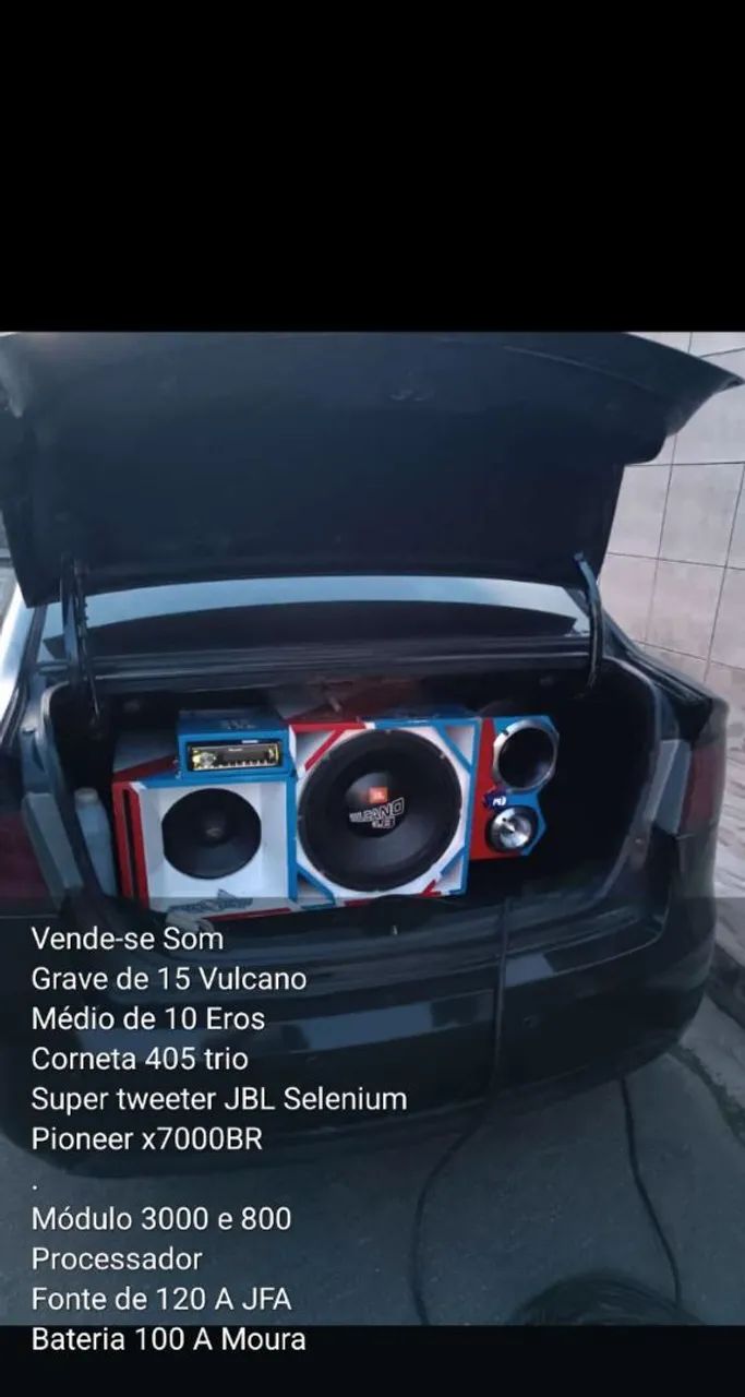 Vendo caixa trio - Aparelhos de Som - Benedito Bentes, Maceió