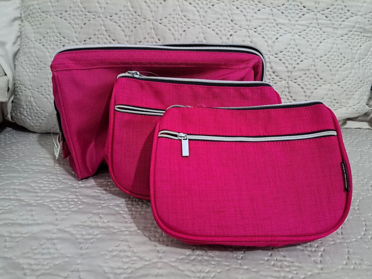 Kit Trio Necessaire IKEA Rosa