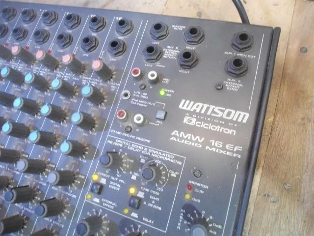 Mesa Wattson Ciclotron AMW-16EF - funcionando  - Foto 2
