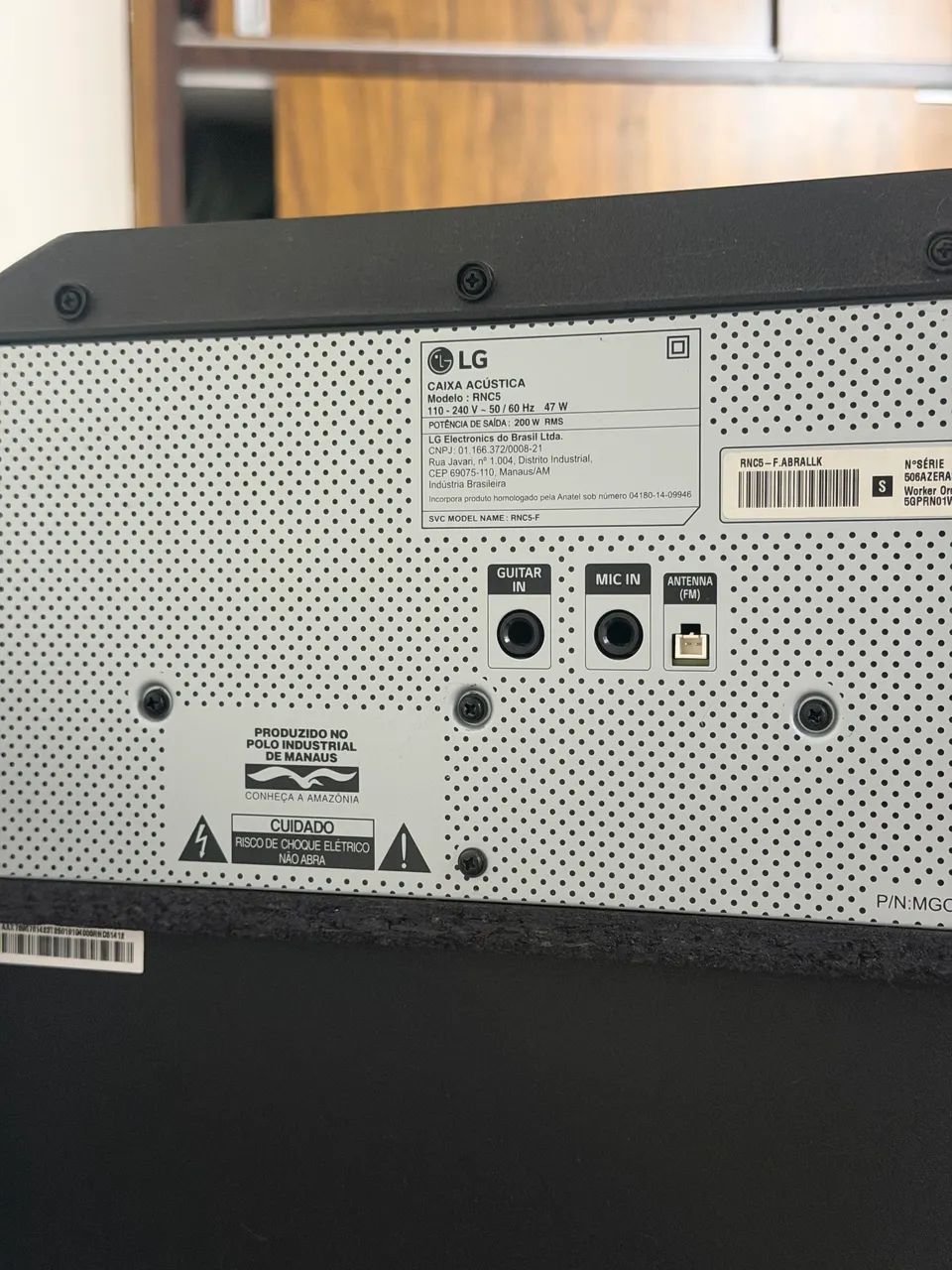 Torre de Som LG XBOOM RNC5 Bluetooth, 200W - Foto 5