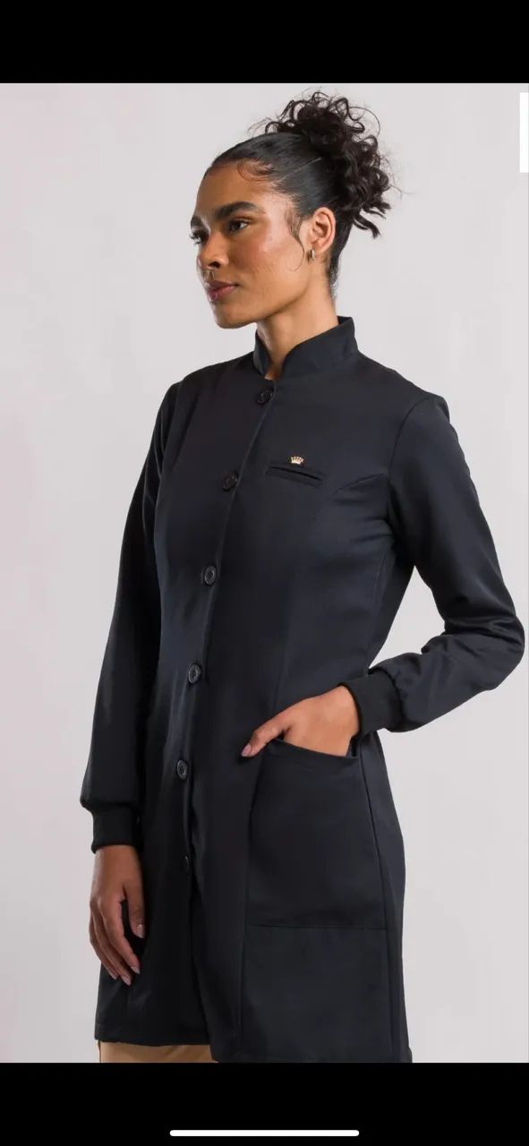 Jaleco Dra Cherie - Preto  - Foto 2