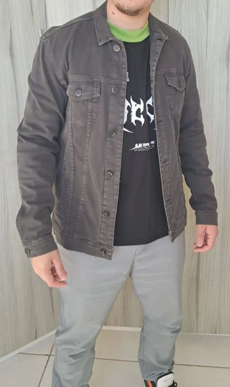 Jaqueta Jeans Masculina - Foto 2