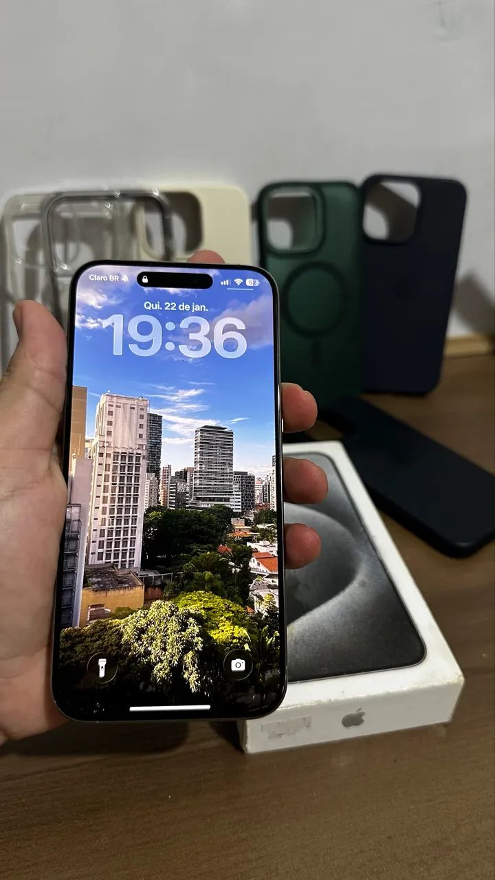 iPhone 15 pro Max - titanium natural - Foto 3