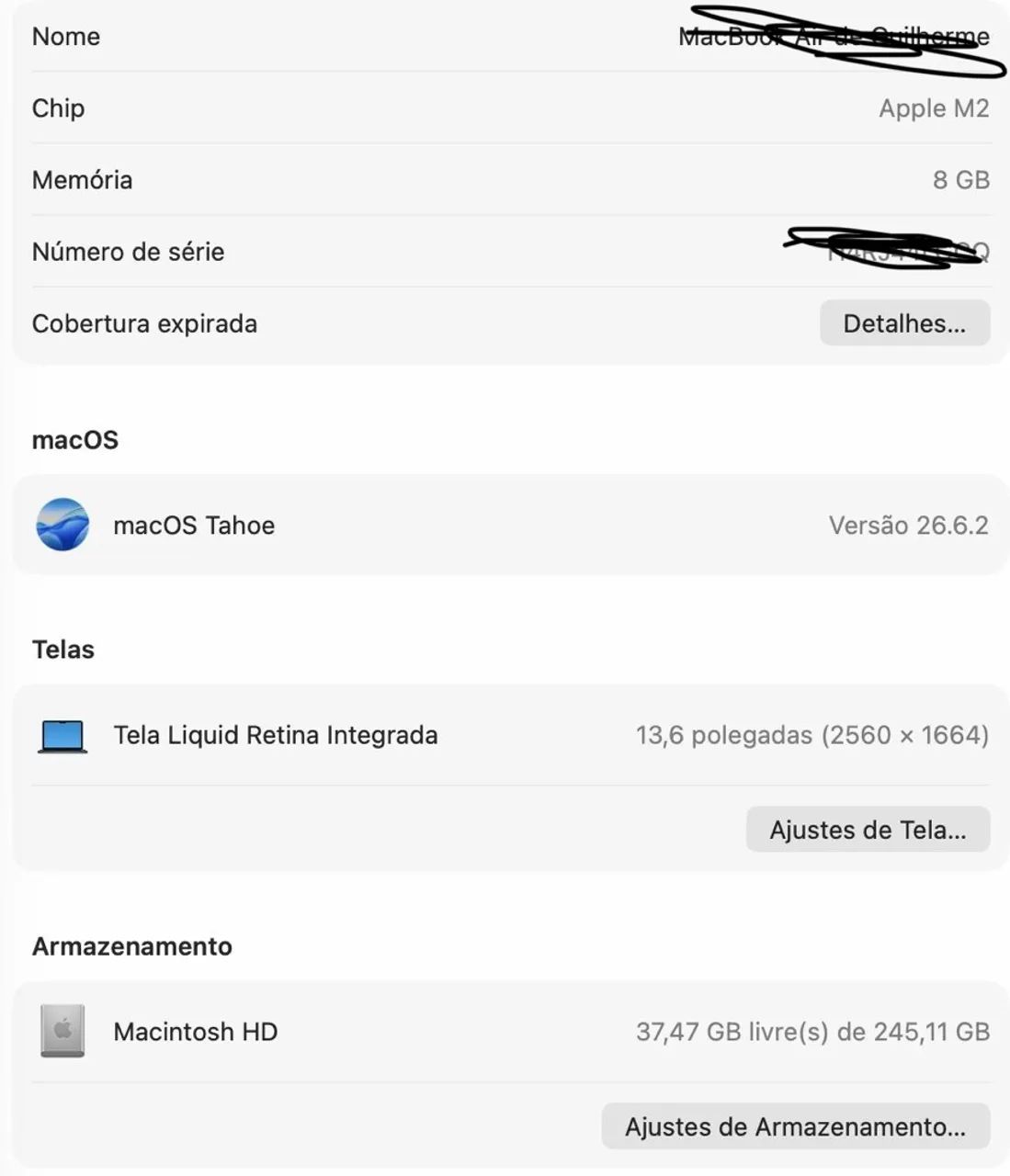MacBook Air M2 8gb-256SSD - Foto 3