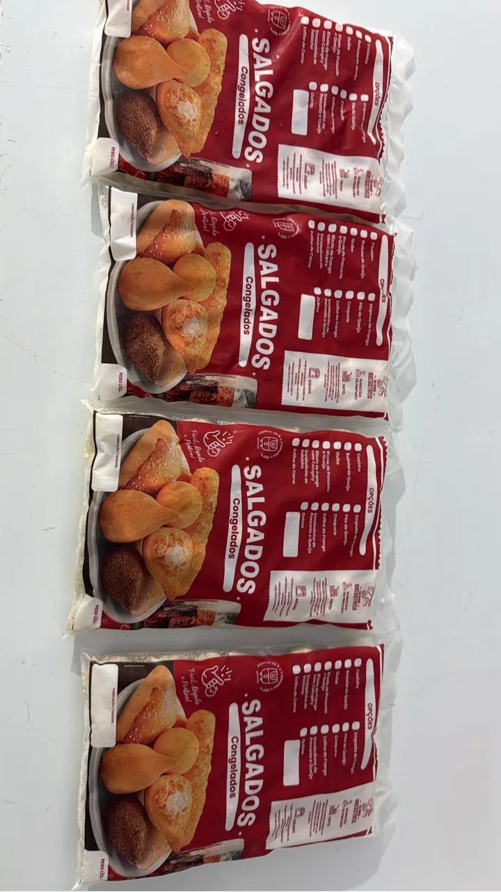 Vendas de coxinhas no atacado