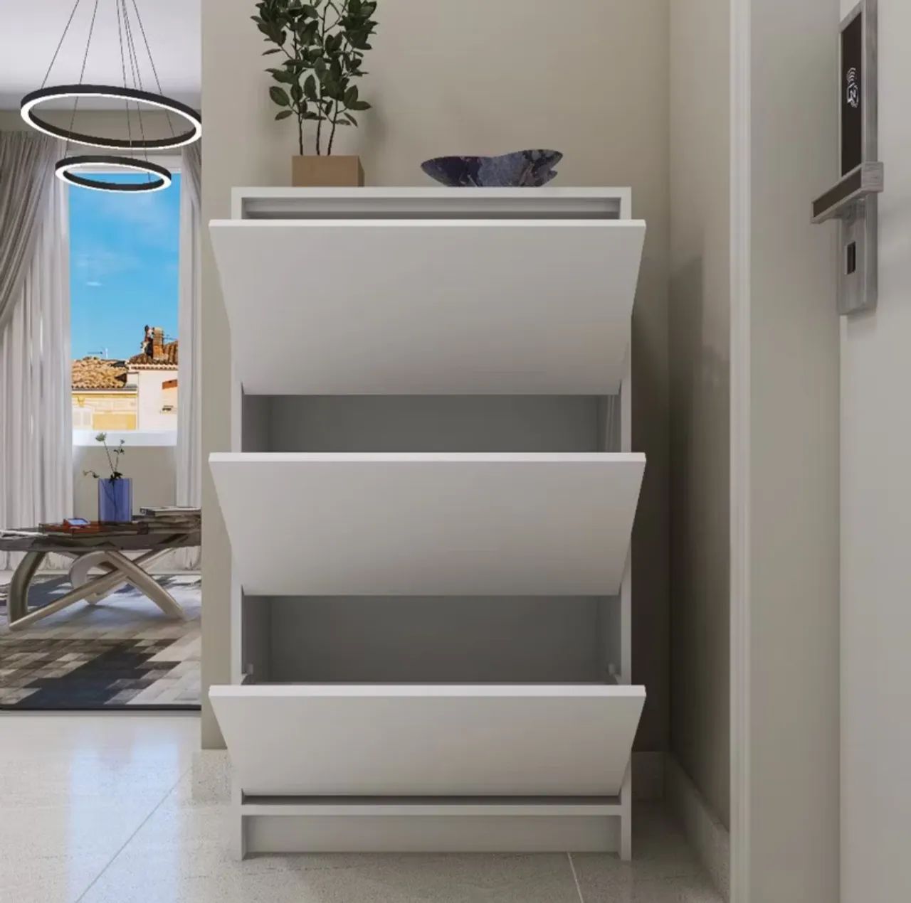 Sapateira 3 Portas 100%MDF - Foto 4