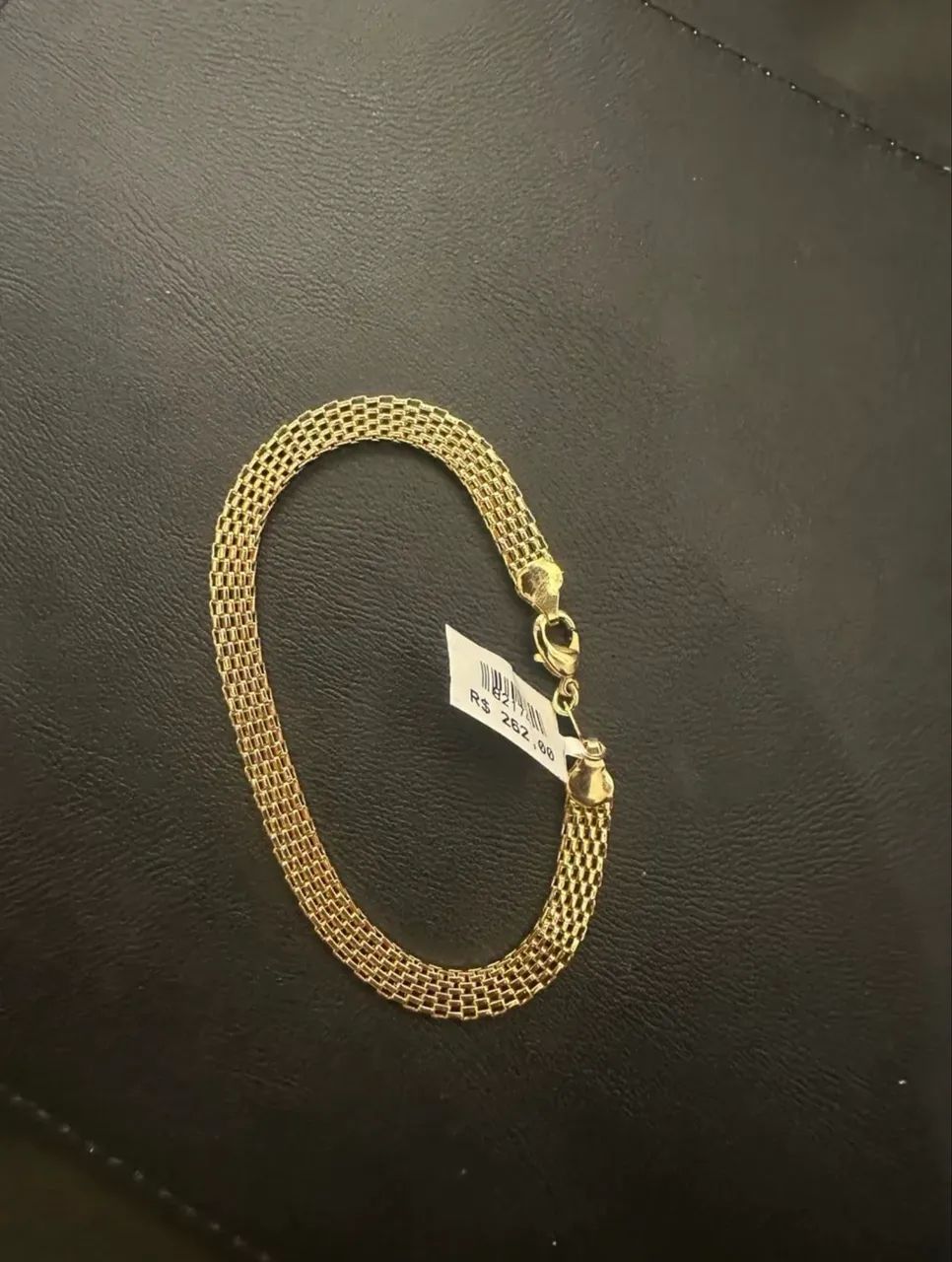 Pulseira masculina 5.5mm modelo esteira - Foto 4