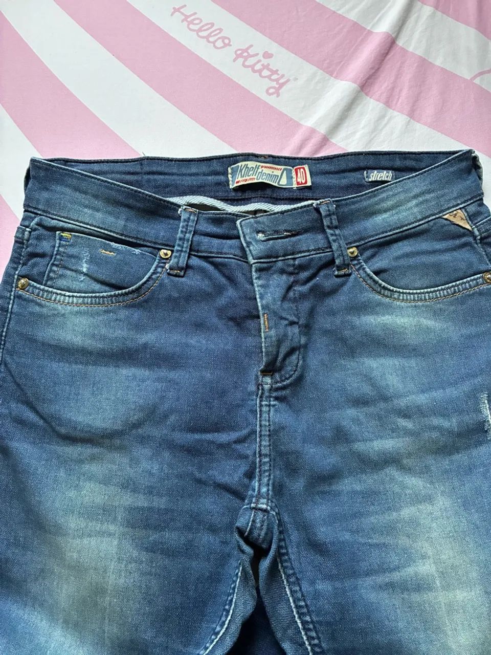 Calca jeans khelf original 40 - Foto 3