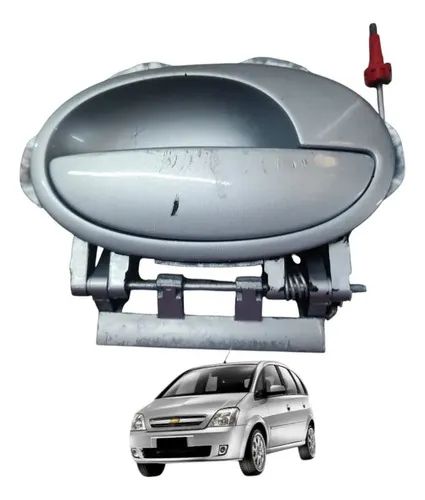Maçaneta Porta Dianteira Direita Meriva 2002 A 2012 Cinza
