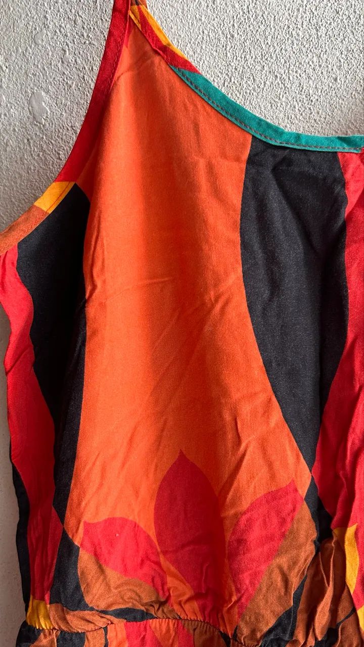 Vestido estampado colorido  - Foto 4