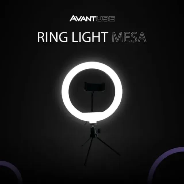Ring Light LED com Tripé e Suporte para Smartphone - Foto 2
