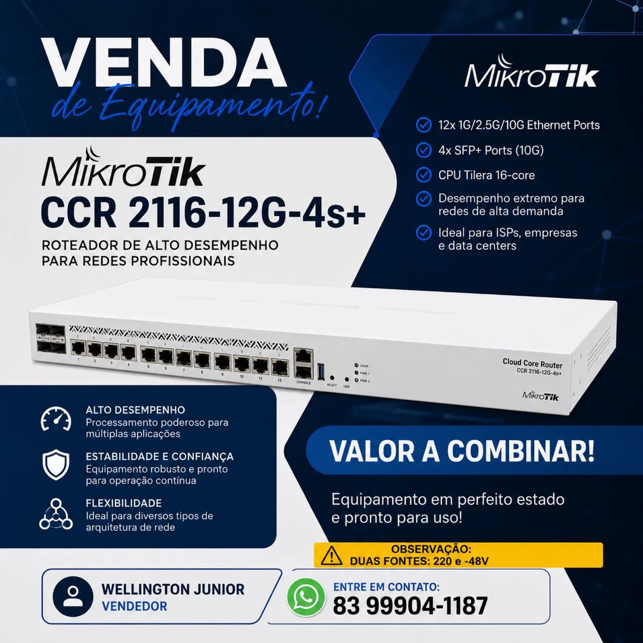 MIKROTIK CCR 2116