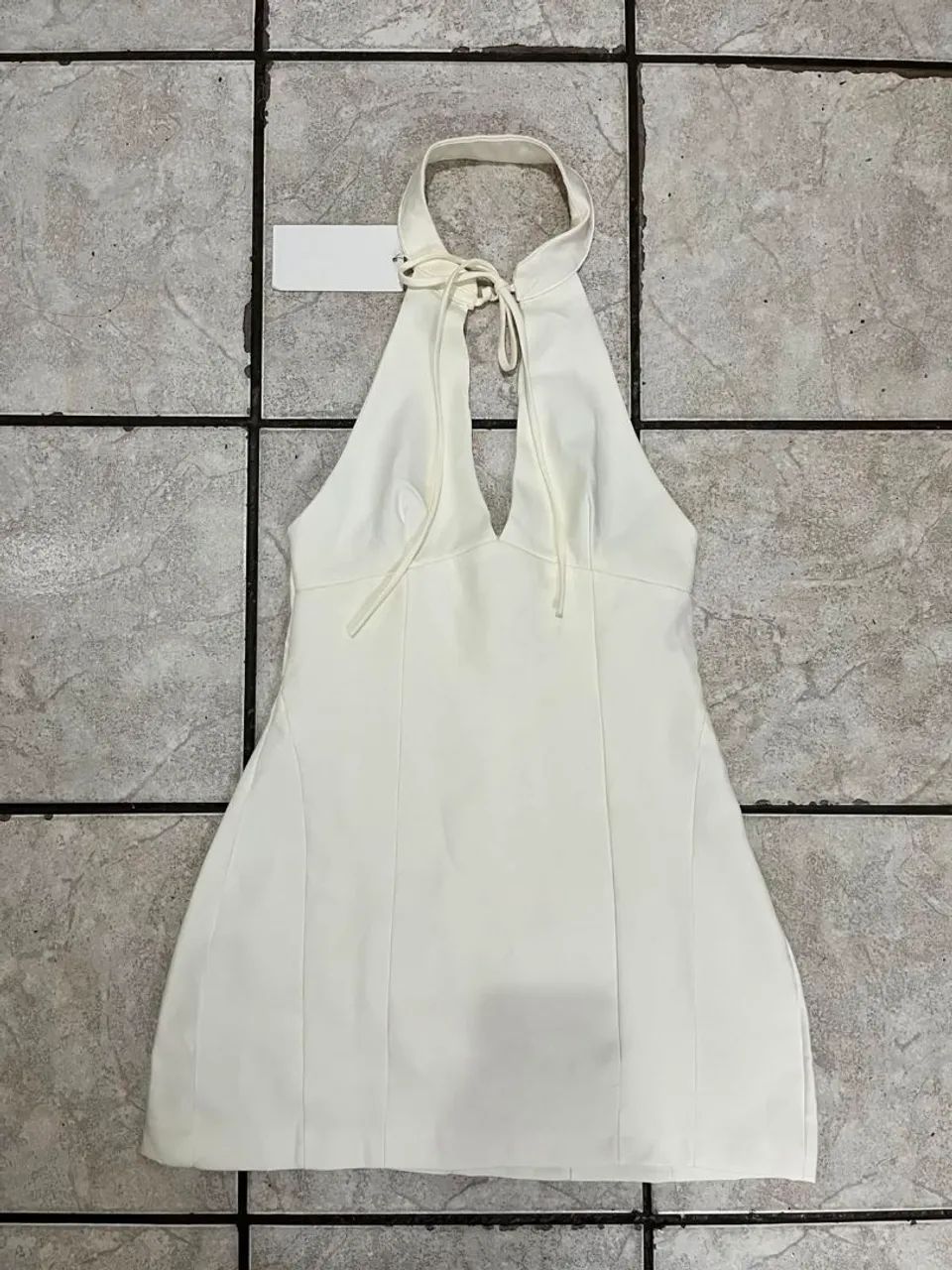 Vestido offwhite tamanho PP - Foto 2