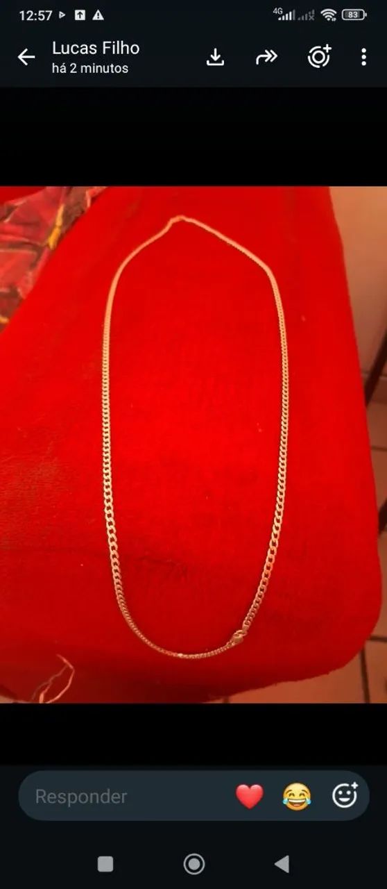 Vendo corrente de prata 925 - Foto 2