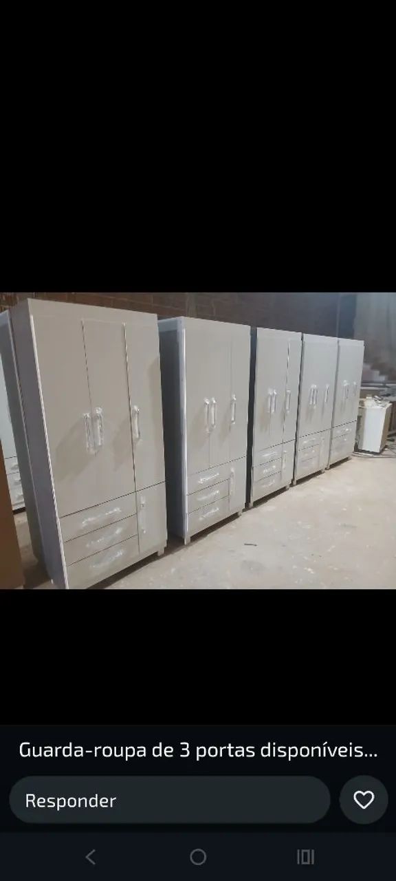 Guarda roupa 3 portas 