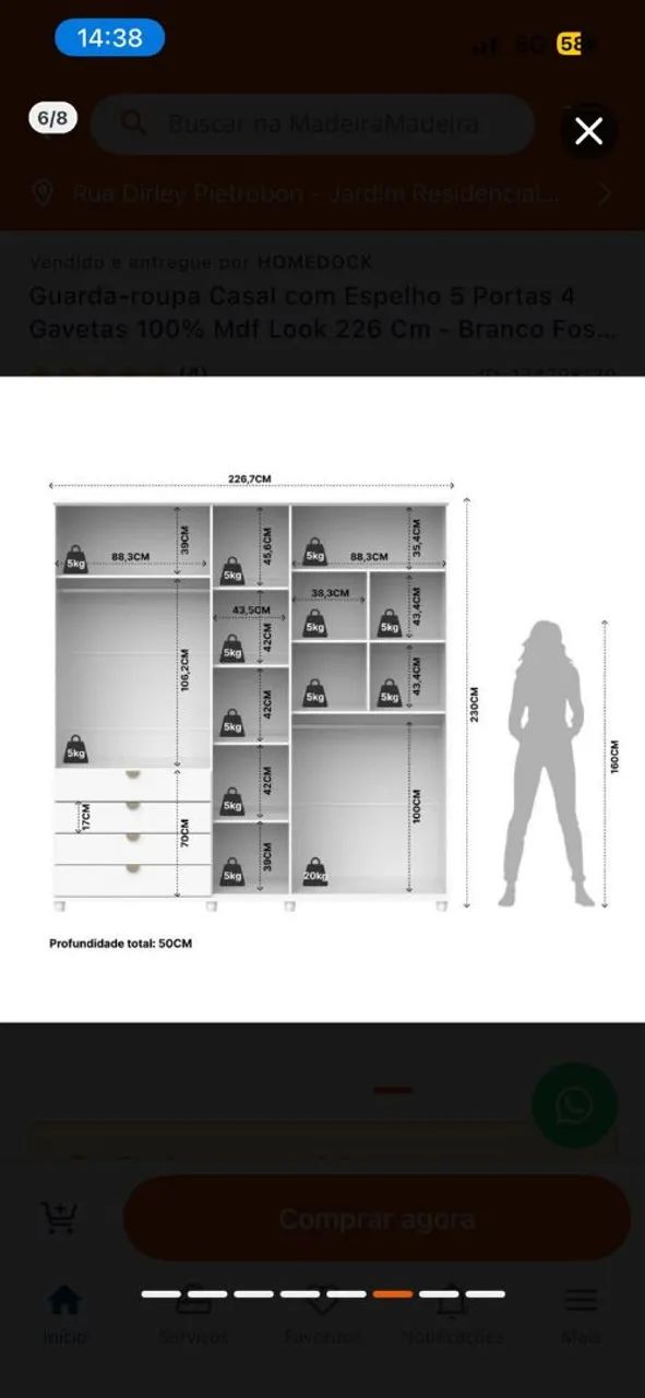 Guarda-Roupa Casal  - Foto 2