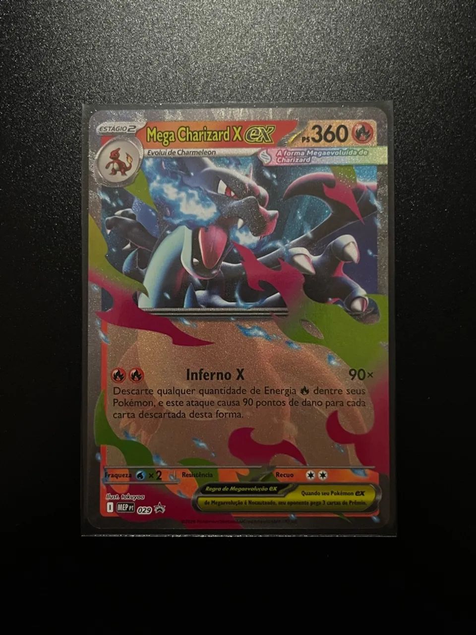 Card Pokémon Mega Charizard X ex (029/?) TCG