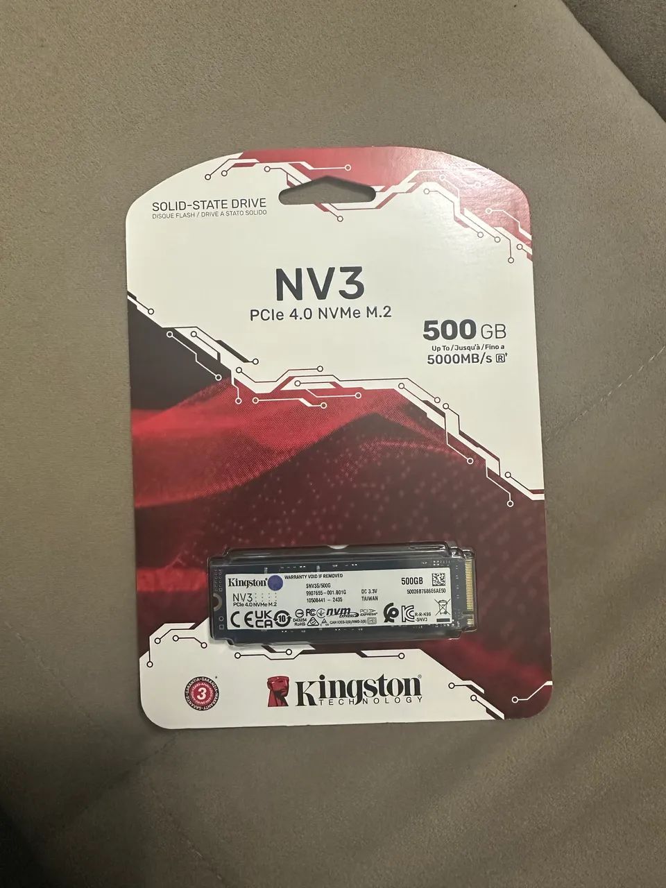 SSD NVME NV3 500gb Novo