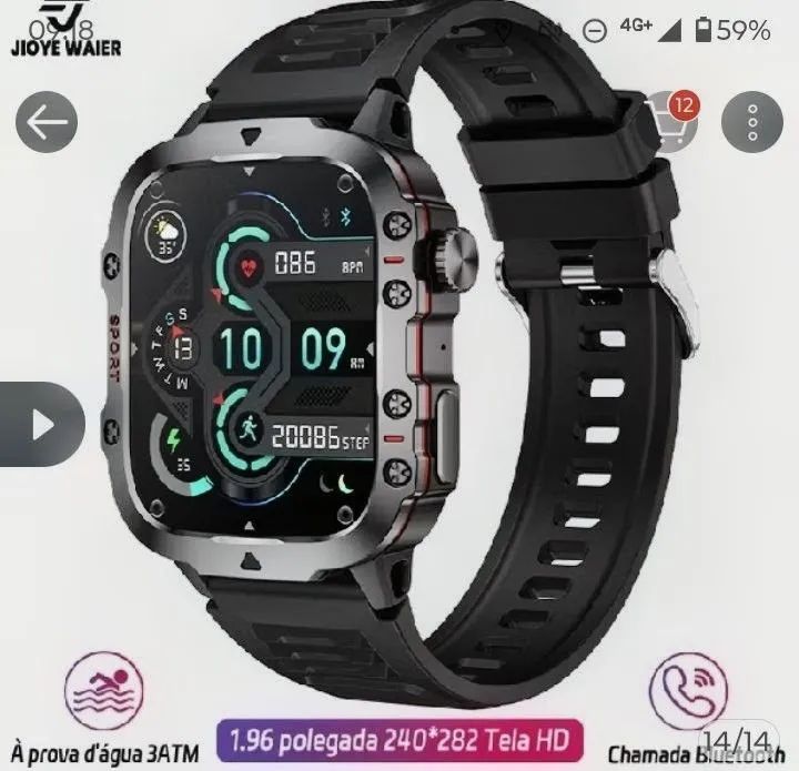 Relógio Militar Smartwatch 