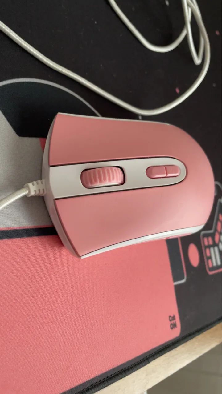 Mouse gamer hyperx pulsefire core rosa - Foto 3