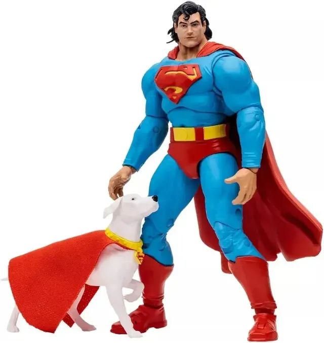 SUPERMAN & KRIPTO - ACTION FIGURE - McFARLANE COLLECTION EDTION