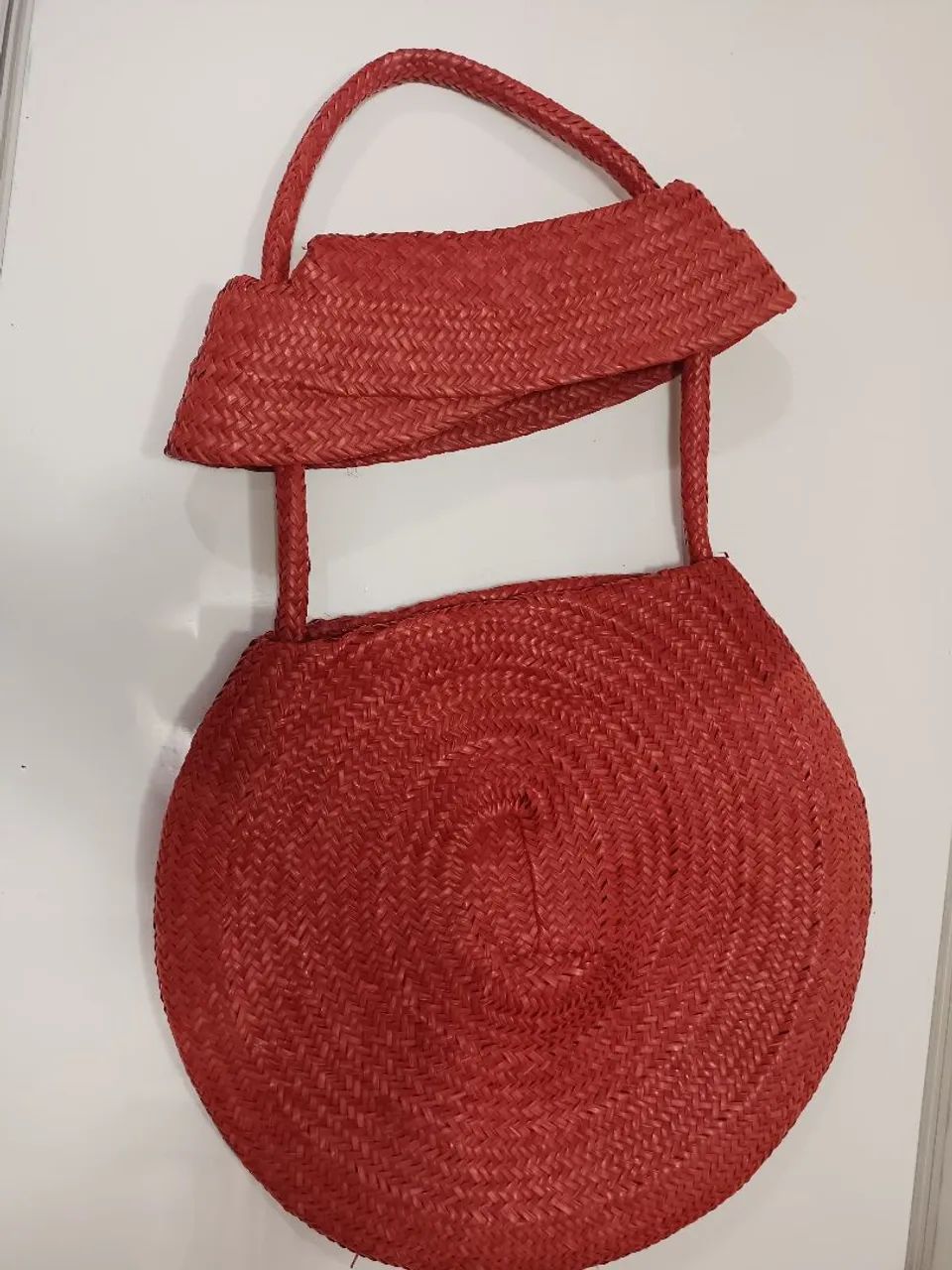 Bolsa rústica de palha  - Foto 4