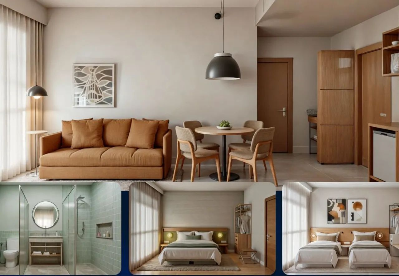 Loft para venda em Aparecida com 2 quartos, sendo 1 suíte, 65m² - Foto 3