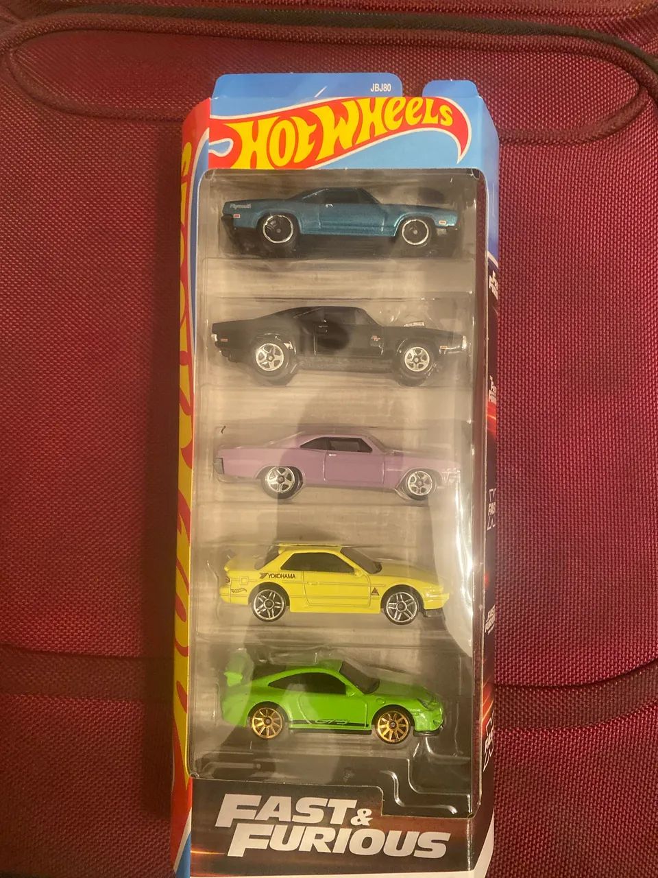 Hot wheels velozes e furiosos com 5 miniaturas