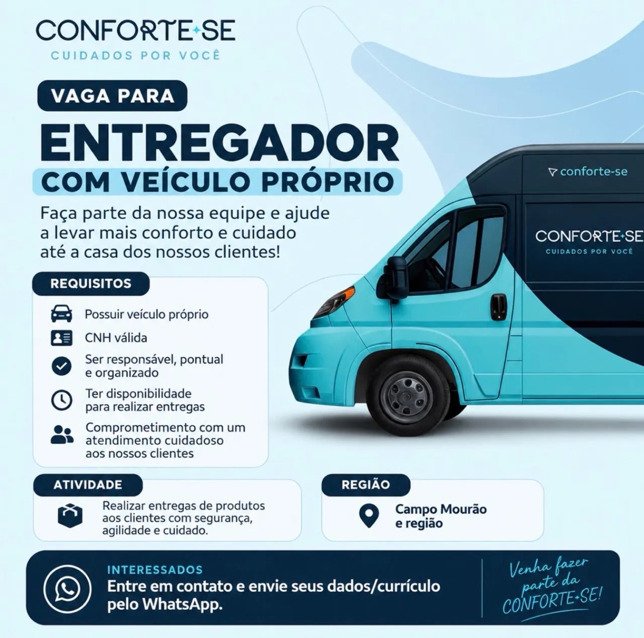 Vaga para Entregador