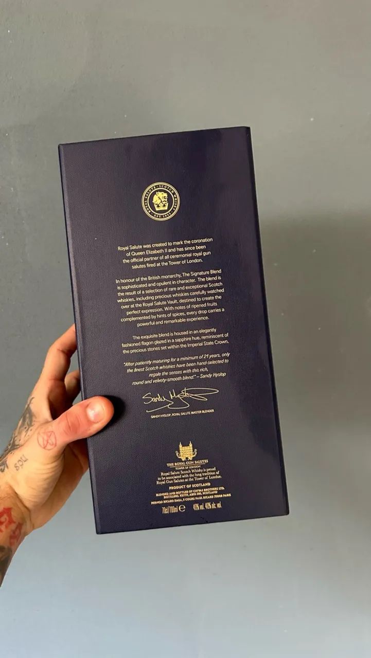 Caixa vazia royal salute  - Foto 3