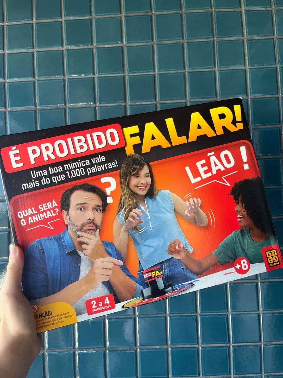 Jogo de tabuleiro É proibido falar