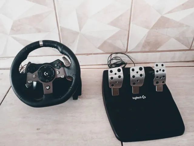 Volante Logitech g920 funcionando perfeitamente