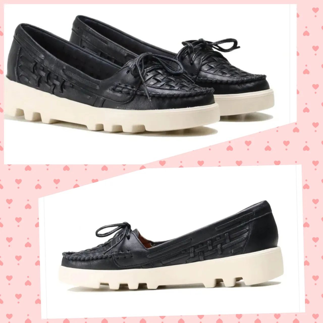 Sapato Mocassim Luz da Lua Preto Feminino 39/40 - Foto 2