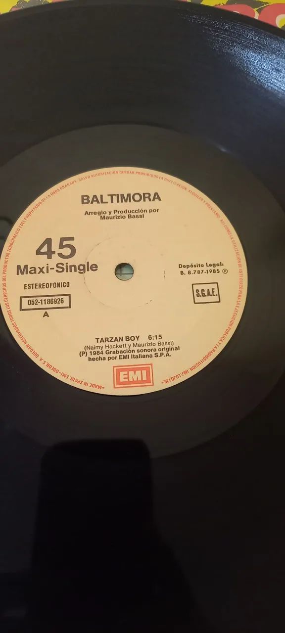 Lp Baltimora- Tarzan Boy- 12" Espanha  - Foto 2