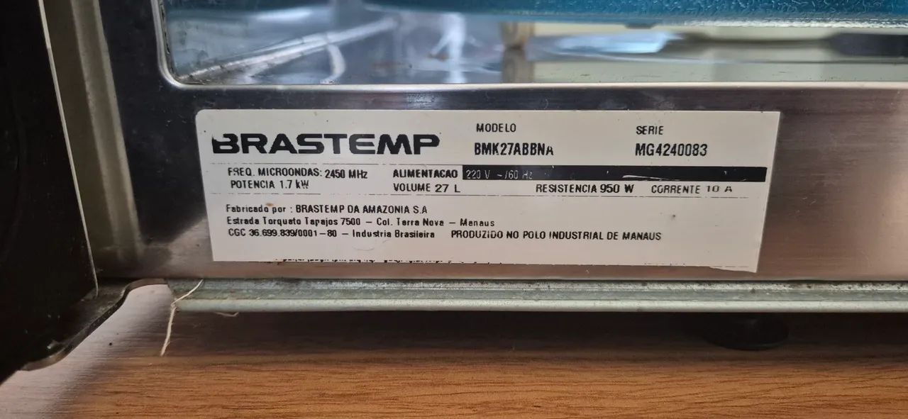 Microondas Brastemp 27 litros  - Foto 2
