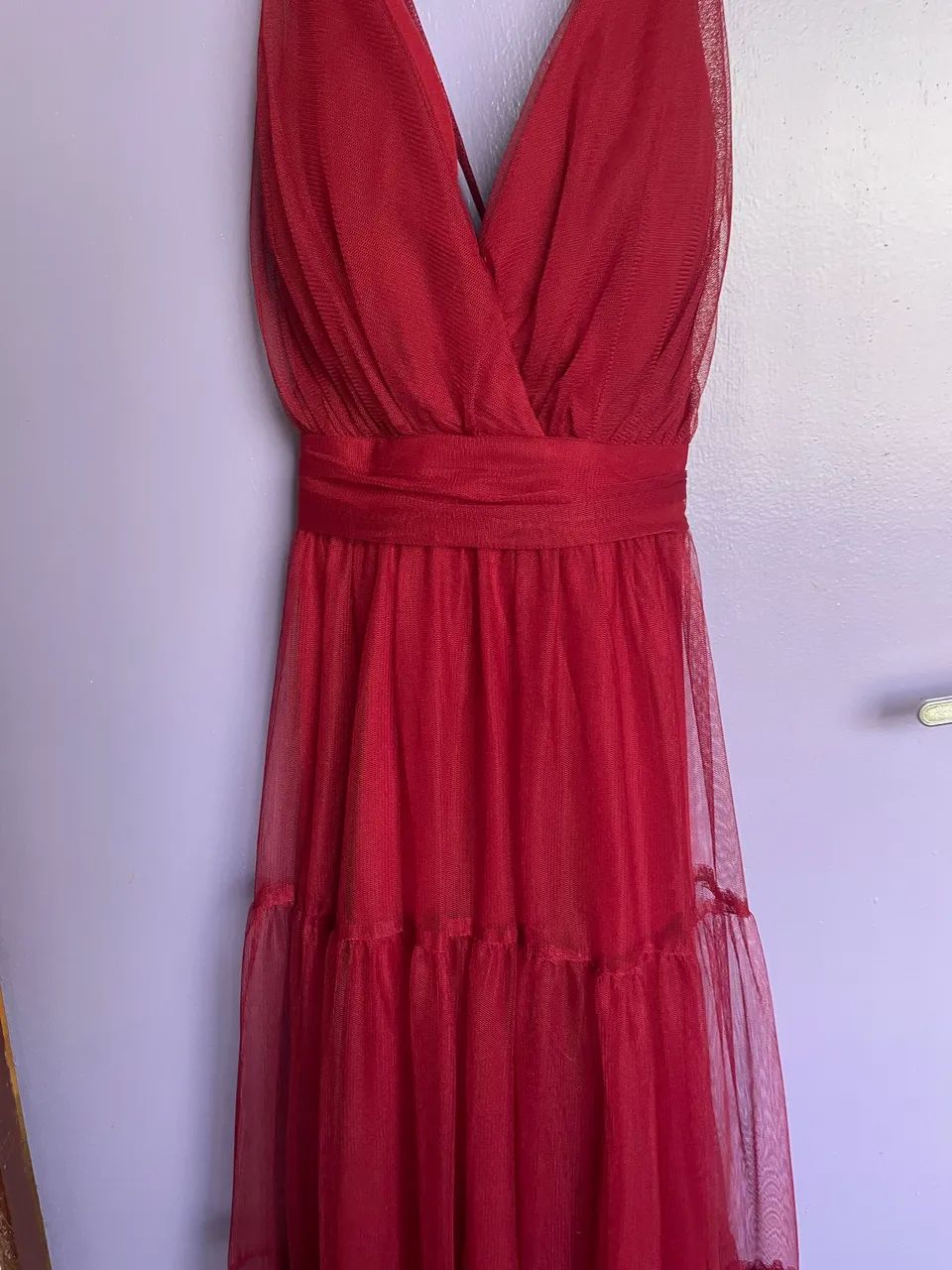 Vestido de Festa -Vinho  - Foto 2