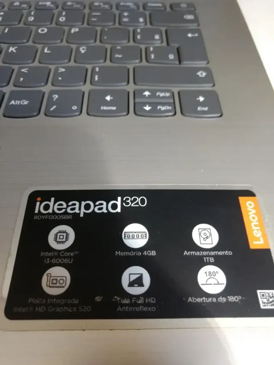 Notebook Lenovo Ideapad320 - 4 Gb - 1 Tb HD - Foto 3