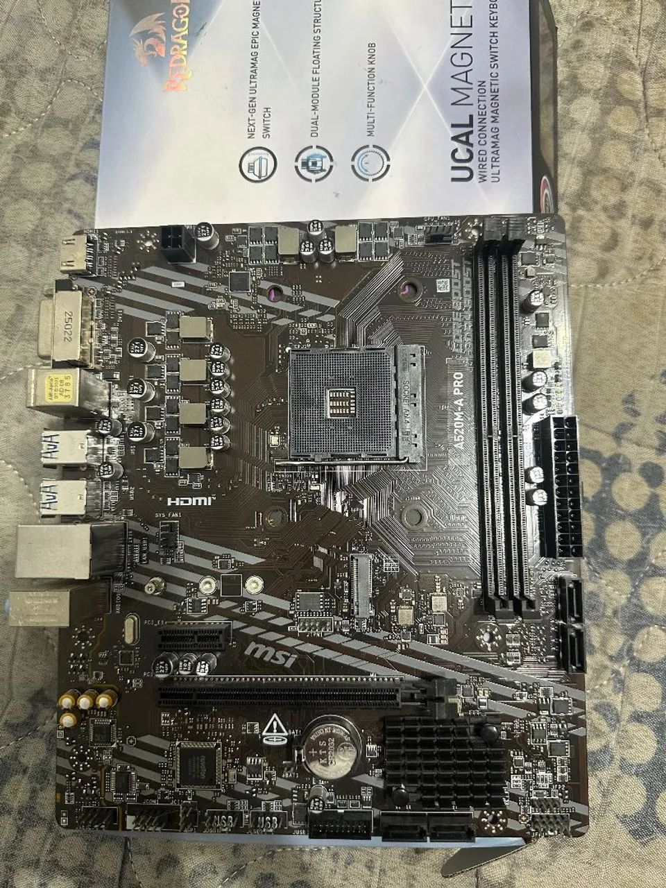Placa mãe A520m-A PRO Novo  - Foto 3