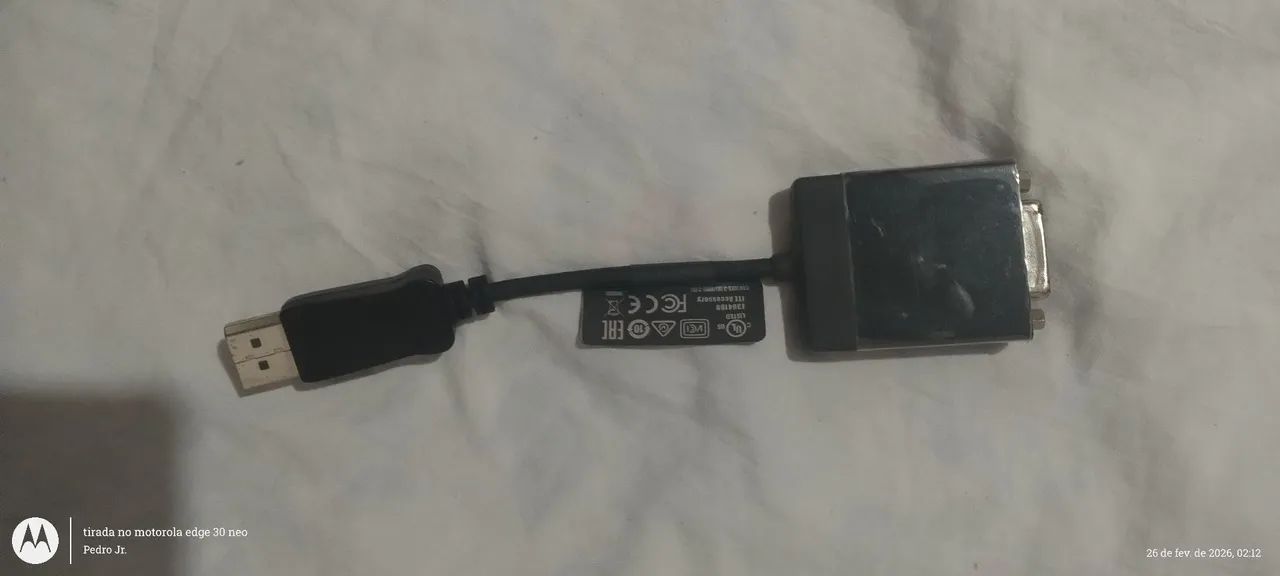 Adaptador DELL Display Port para DVI - Foto 2