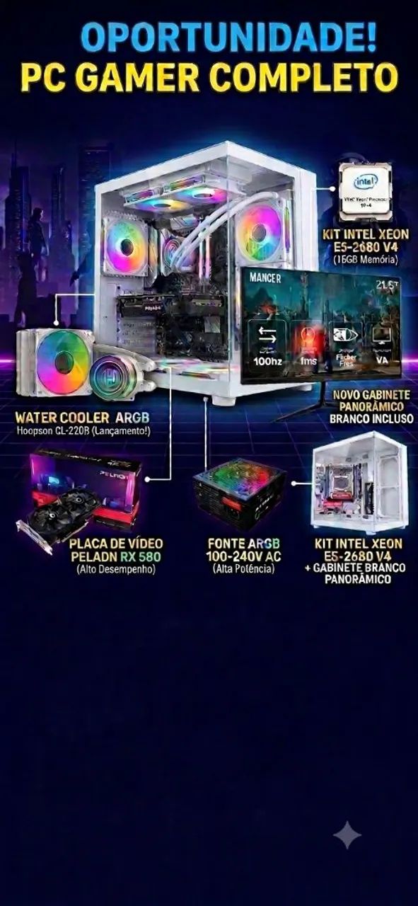VENDO PC GAMER COMPLETO 