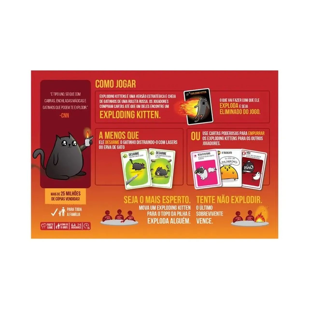 VENDO | Jogo Exploding Kittens (NOVO) - Foto 3