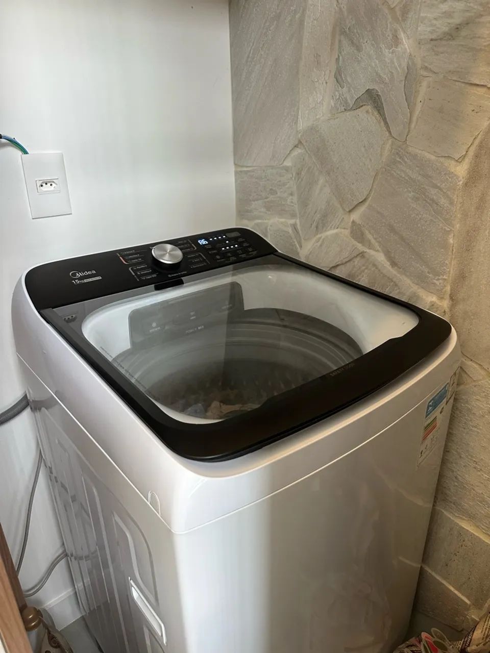 Lavadora Midea 15kg - praticamente nova, 3 meses de uso - Foto 3