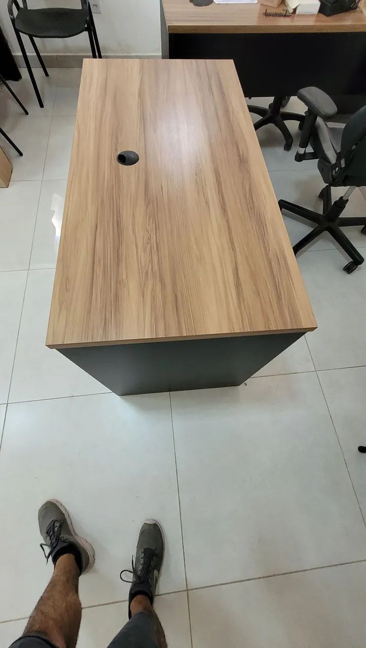 Mesa de escritório mdf 1,20m x 60cm - Foto 2