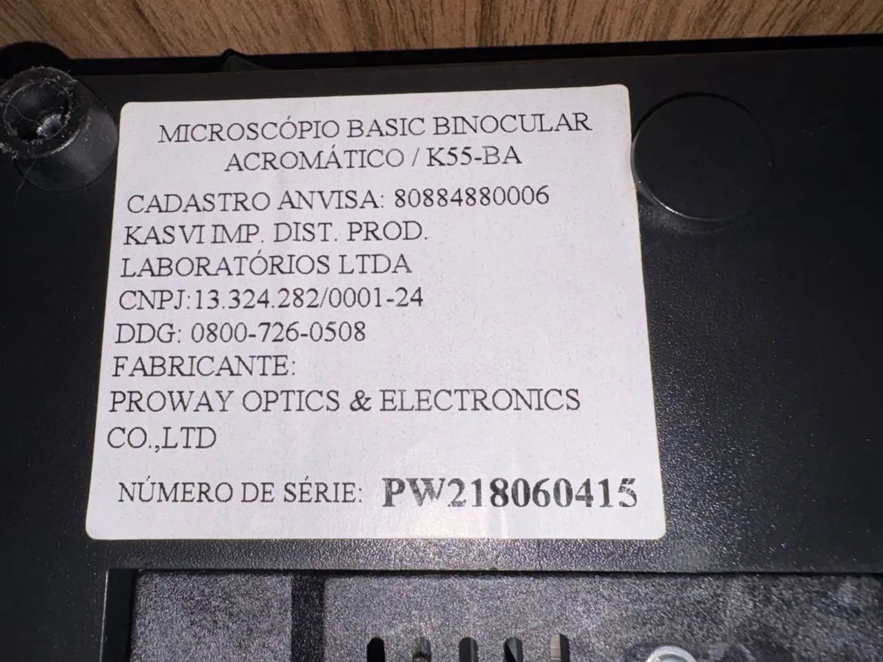 Microscópio Binocular Olen/kasvi K55-ba Branco - Foto 2