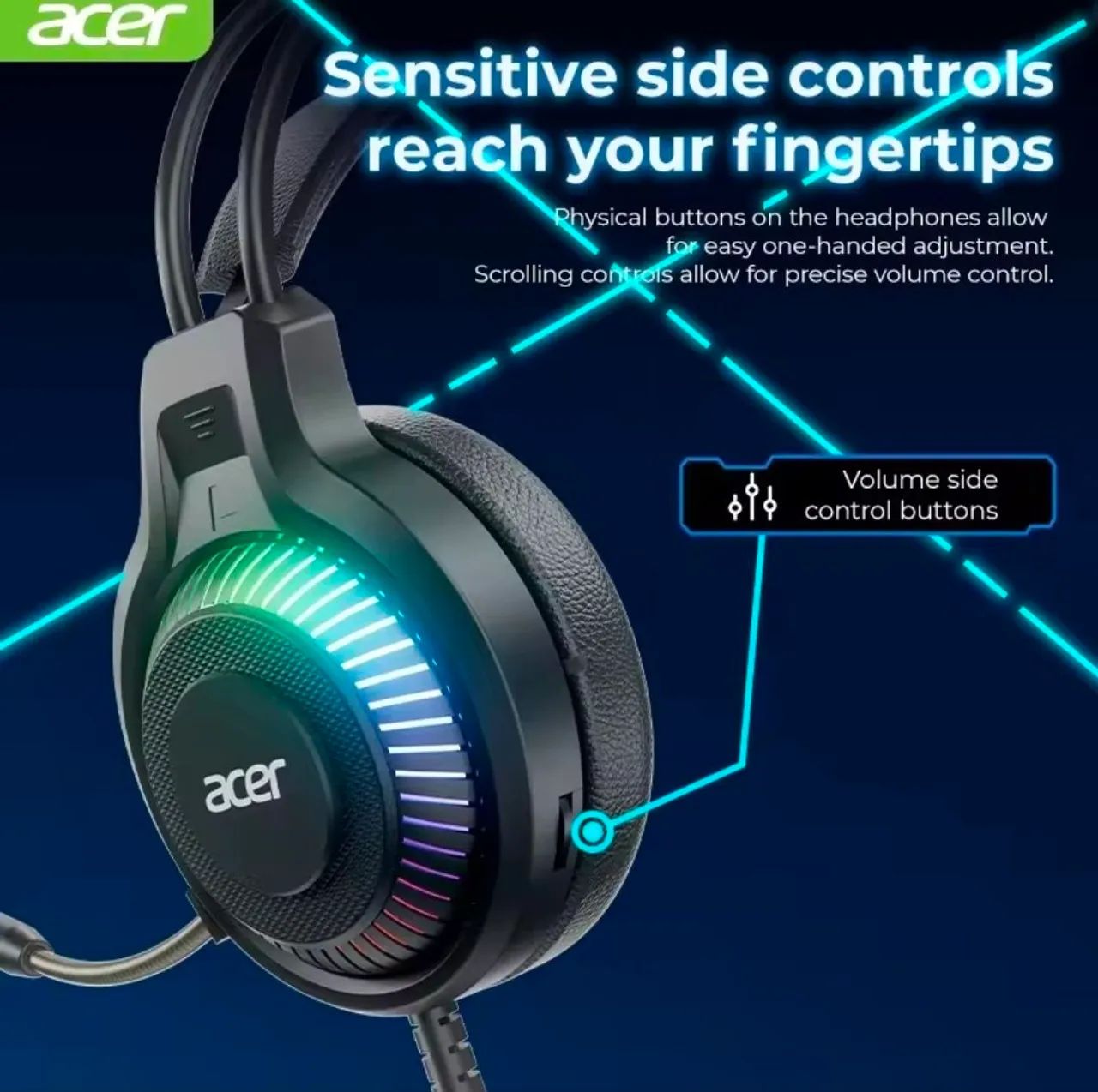 Headset Acer rgb - Foto 2