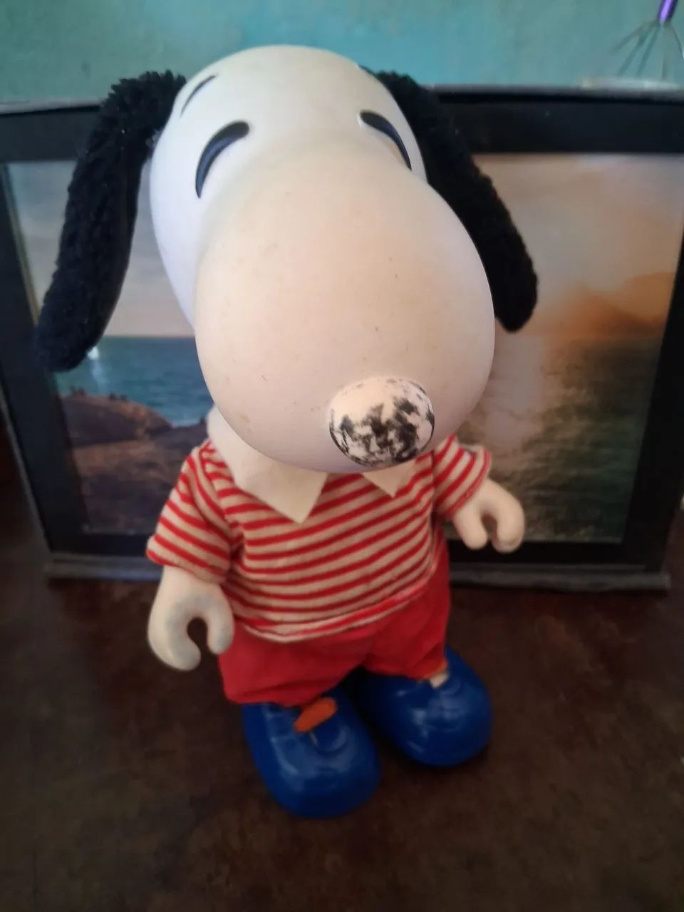 Boneco snoopy,vintage,anos 80,estrela - Foto 2